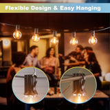 Bomcosy CA 25FT G40 LED Globe String Lights Black | Lumora