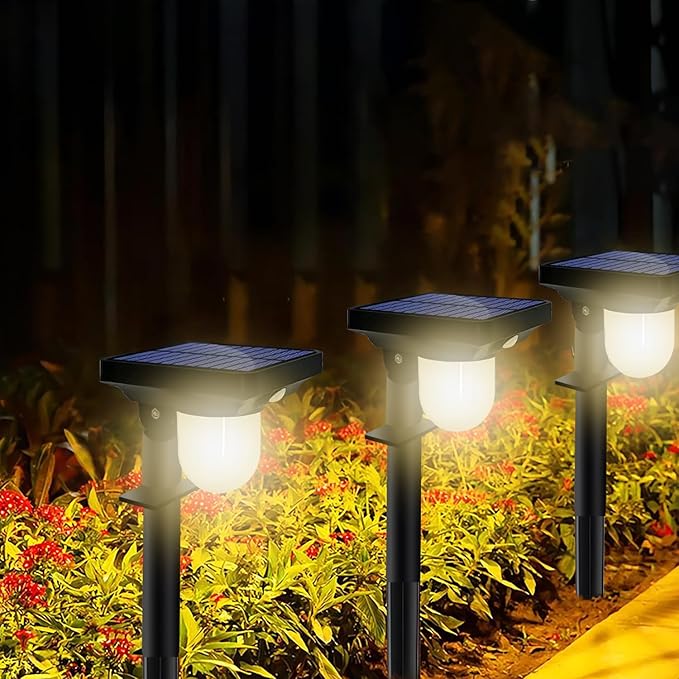 S NMT Super Bright Outdoor Solar Garden Lights Motion Sensor Pathway Light Landscape Lighting for Yard, IP65 | Lumora