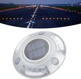 Driveway Dock Light, 800m Visible Distance Silver Solar Dock Light, Pathway Working Time Up to - Outdoor Deck Light | Lumora