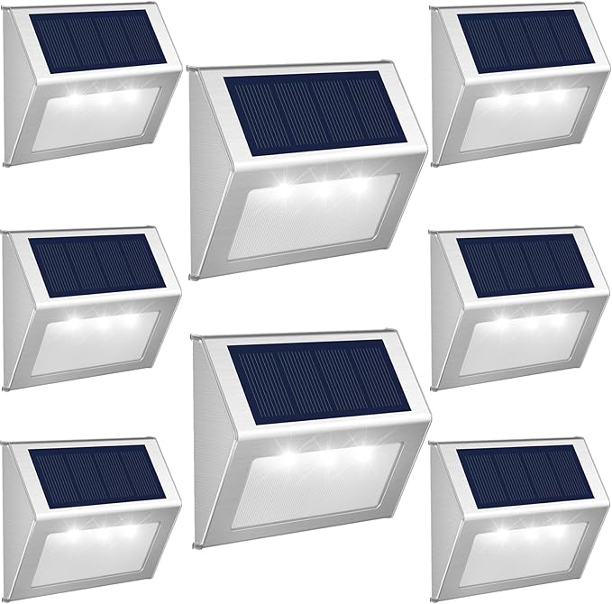 JSOT Solar Lights Outdoor for Deck,Waterproof Solar Garden Lights Decorative Outside Lamp for Walkway,Fence | Lumora