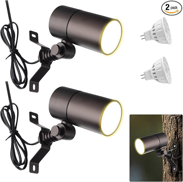 Cheopha 12V Outdoor Low Voltage Landscape Down Light, Replaceable 5W MR16 LED Bulb (2700K Warm White), IP65 | Lumora