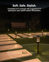 Sunco 6 Pack Low Voltage Garden Pathway Lights, LED Landscape Pathway Lighting, 1.5W, 50 LM, 3000K Warm White, Wet | Lumora