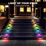 Solar Deck Lights Outdoor 16 Pack,Solar Step Lights Waterproof for Stairs,Step,Patio Front Porch,Backyard | Lumora
