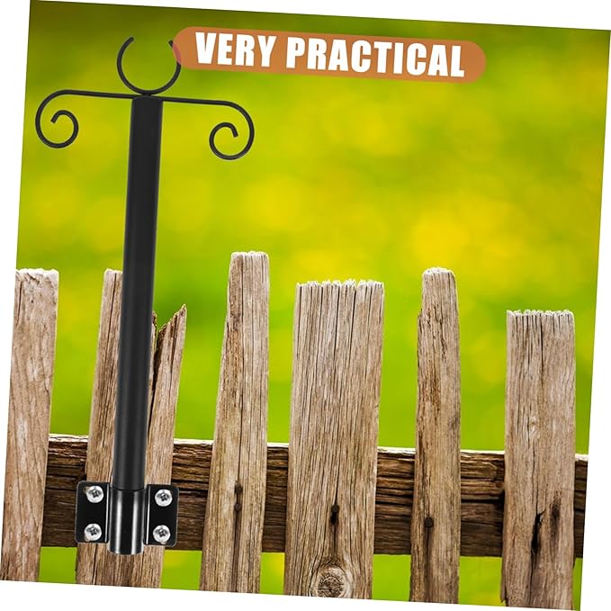 Happyyami 1set Outdoor Light Poles Support Rod Hanging Accessories for String Lights Bird Feeders Easy Installation | Lumora