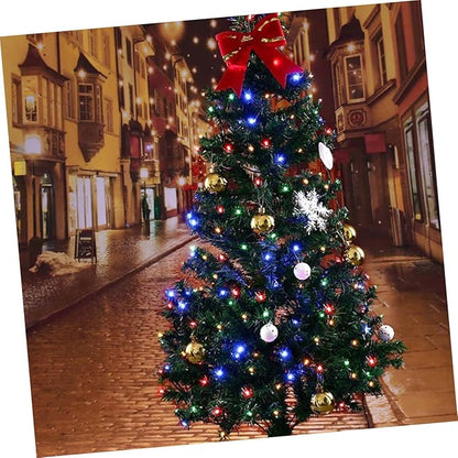 2 Sets Solar Powered Outdoor String Lights LED Multi-Color LED Lights for Garden Patio Tree Decoration Party Decor