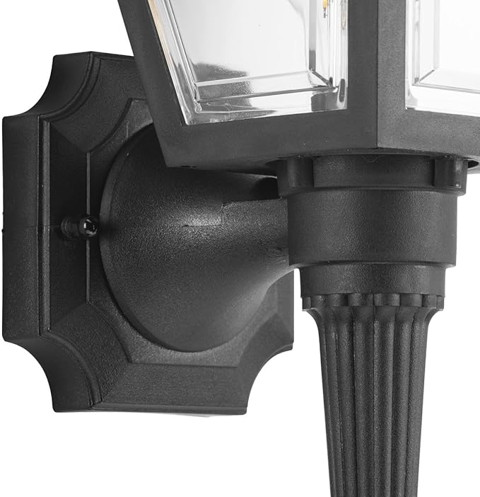 Progress Lighting Mansard Collection 1-Light Clear Beveled Acrylic Shade Traditional Outdoor Large Wall Lantern | Lumora
