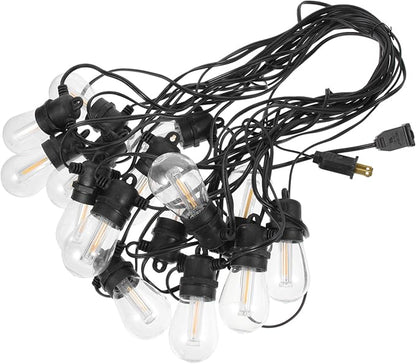15m Led Camping String Lights Outdoor String Lamp LEDs Wear-Resistant Tent Light for Garden Patio and Festive Decorations Us Plug