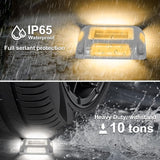 Solar Deck Lights Driveway Dock Lights- 8 Packs Waterproof 1200mAh Solar Powered Outdoor LED Aluminum Dock Lighting | Lumora