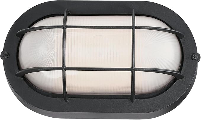 Westinghouse 6113600 Traditional One-Light Dimmable LED Outdoor Wall Light, Textured White Finish, White Glass | Lumora