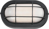 Westinghouse 6113600 Traditional One-Light Dimmable LED Outdoor Wall Light, Textured White Finish, White Glass | Lumora