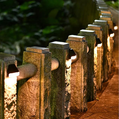Angoily Solar Light Outdoor Led Solar Wall Lamp Automatic Charging Garden Decorative Light