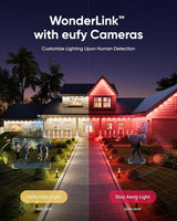 eufy Outdoor String Lights E10, 96ft with 30 Smart RGBWW LED Bulbs, Endless AI Light Themes for Christmas | Lumora