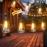 FOOMAN LED Outdoor String Lights, 500FT Outside Waterproof Hanging Patio Lights with 250+10 Shatterproof ST38 | Lumora