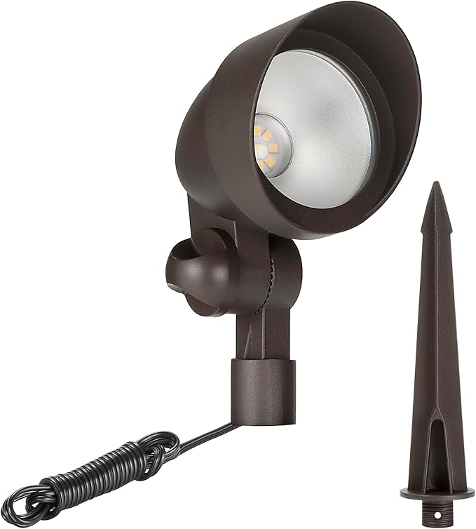 Maxxima LED Low-Voltage Landscape Light Fixture, Garden Pathway Outdoor Lights 300 Lumens 3000K Warm White | Lumora