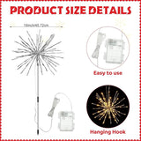 Twinkling Starburst Christmas Tree Star Topper Fairy Light 20 of 120 LED Lights - Outdoor Lighting Accessory | Lumora