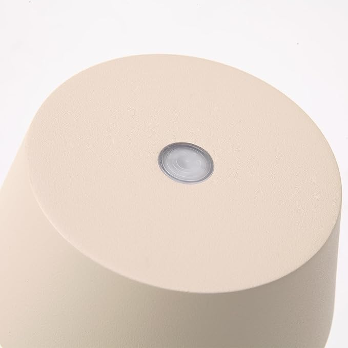 Outdoor Table Lamp,Rechargeable Cordless LED Table Lamps,Portable Desk Light,2200mAh Battery Waterproof Dimmable 3 Color Stepless Table Light,Wireless,Cafe/Dinner/Patio/Restaurant
