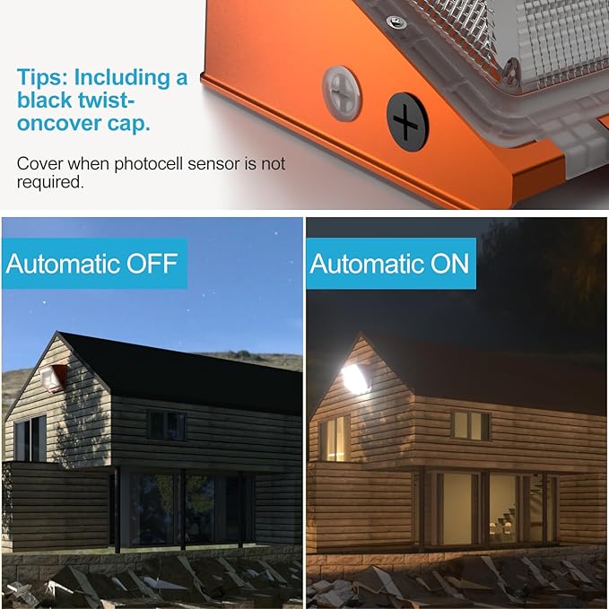 Lightdot 4Pack 150W LED Wall Pack Lights, 100-277v Dusk to Dawn Photocell | 22500Lm(150Lm/W) 5000K IP65 Outdoor | Lumora