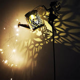 Solar Watering Can Lights, Outdoor Garden Decor,LED Waterproof String Light,Metal Vintage Fairy Tale Lamps | Lumora
