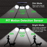 Solar Lights Outdoor, 30 LED Solar Security Lights with Motion Sensor Outdoor Spotlights IP65 Waterproof 360° | Lumora