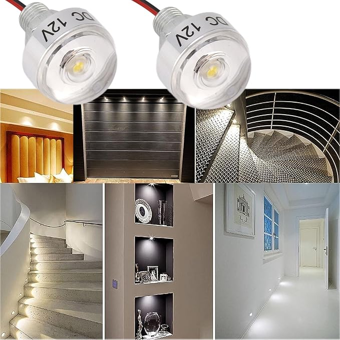 5PCS LED In Ground Well Light, DC 12V 1W Mini Landscape Well Lights, Embedded Spotlight, LED - Outdoor Path Light | Lumora