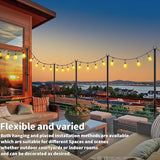 2 Pack 5Ft String Light Poles,Light Poles for Outside String Lights,Outdoor Light Poles with Fork,Metal Pole Stand | Lumora