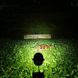 4-Spotlight Mini 50X Solar-Powered LED Spotlight (Cool White LED), Black Finish, Outdoor Garden Yard Landscape | Lumora