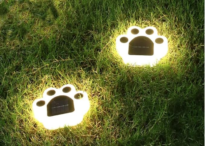 Ulalaza 2Pcs Solar Garden Lights Outdoor Color Changing Decorative Ball Solar Lights for Patio/Lawn/Yard/Path/Christmas