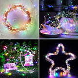 Lomotech Solar String Lights Outdoor - 2 Pack Total 66ft 200LED Solar Fairy Lights Waterproof 8 Modes Twinkle | Lumora