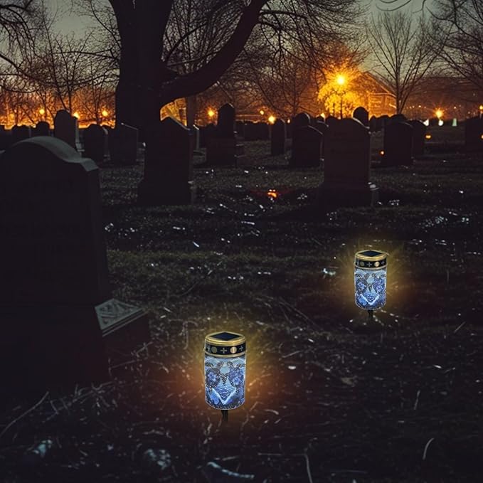 Sea Turtle Solar Stake Lights Multipurpose Memorial Cemetery Decorations Solar Powered Lights Landscape Lights | Lumora