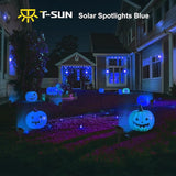 T-SUN Solar Lights Outdoor Waterproof IP65, 6Pack LED Solar Spot Lights Color Changing IP65 Waterproof Smart Auto | Lumora
