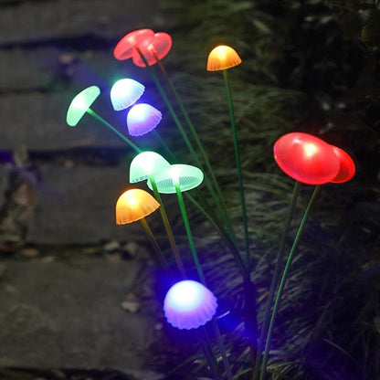Ochine 2 Pack Solar Mushroom Garden Lights for Outside, Solar Lights Outdoor, Waterproof Solar Pathway Lights Outdoor Decor for Lawn Yard Garden Home Decor
