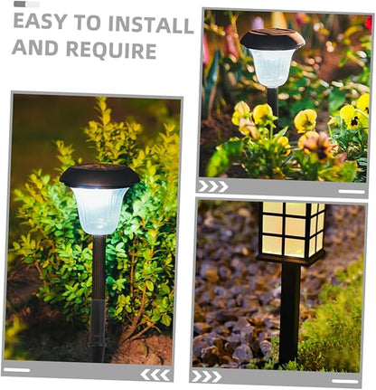 24pcs Metal Replacement Stakes for Solar Lights Garden Pathway Spike Replacements Easy to Install Weather-Resistant Landscape Light Accessories