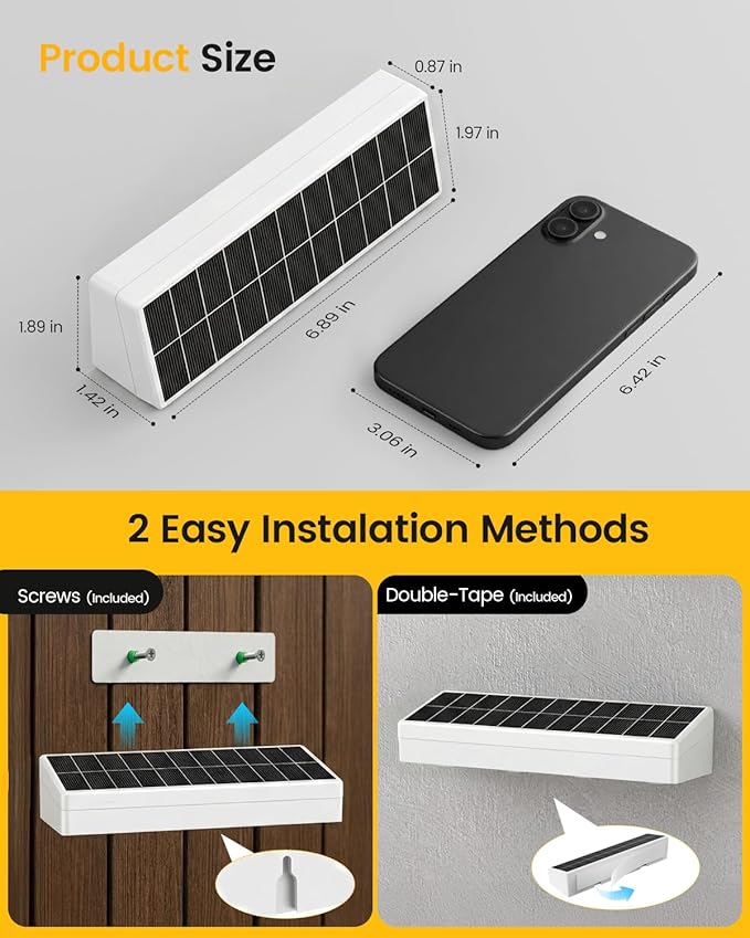Solar Fence Lights Outdoor, 8 Pack, 9 Fixed Colors ＆ Color Changing Solar Lights Outdoor Waterproof IP65 | Lumora