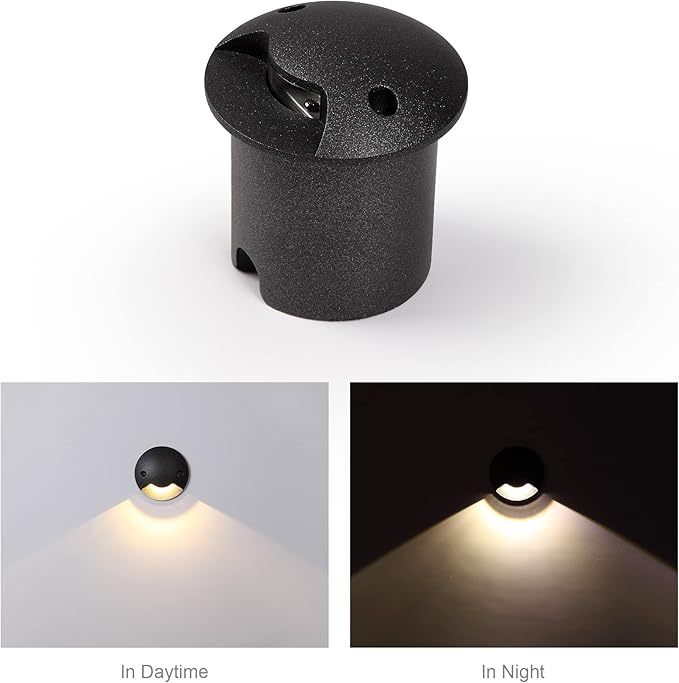 LED Well Lights Low Voltage Landscape Lighting Outdoor In-Ground Lights,Single Side,AC/DC12V 24V 2W Waterproof IP67 | Lumora