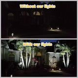 URPOWER Solar Lights Outdoor, 2-in-1 Waterproof Adjustable Solar Spotlights Outdoor Wall Light, Dusk-to-Dawn Solar | Lumora