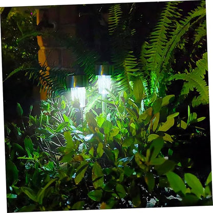 6pcs Solar Garden Lights Outdoor Pathway Lamps Efficient Charging Design for Courtyards Parks and Gardens