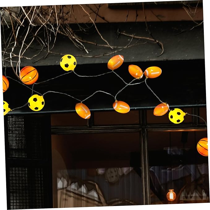 Led Sports String Light Lights Battery Operated Outdoor Decorative Lighting for Camping Parties and Sports Events for Atmosphere