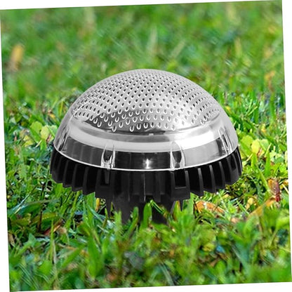 Happyyami 4pcs Solar Outdoor Lights Pathway Garden Solar-Powered Ground Lamp Landscape Decorative Lamp for Outdoor Use Warm Light