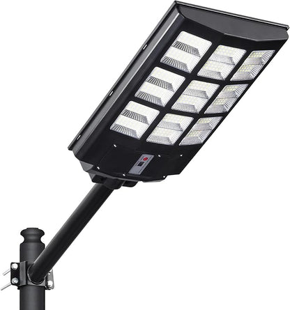 8000W Solar Street Lights Outdoor Waterproof – 240,000LM 7000K LED with Motion Sensor, 324 LEDs, 240° Wide Angle, Dusk to Dawn Solar Flood Lights for Yard, Parking Lot, Garage