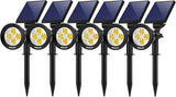 Nekteck Solar Lights, 2-in-1 Solar Spot Lights Outdoor, Waterproof Solar Powered Landscape Spotlights, Bright and | Lumora
