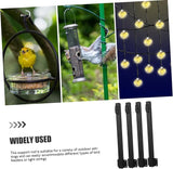 Artibetter 4pcs Outdoor Hanger Poles for String Lights Bird Feeders Easy Installation Support Rods for Yards | Lumora