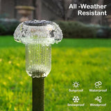 16 Pack Solar Lights Outdoor Waterproof Pathway Lights Solar Powered LED Mushroom Garden Lighting Stake for Outside | Lumora
