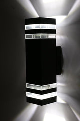 14W E27 LED-bulb-replaceable Wall Sconces Outdoor Up/Down Light Pure White | Lumora