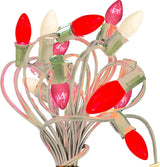 EST. LEE DISPLAY L D 1902 Indoor ＆ Outdoor String Light C7 Ceramic Christmas Steady Replacement Bulbs (Valentine' | Lumora