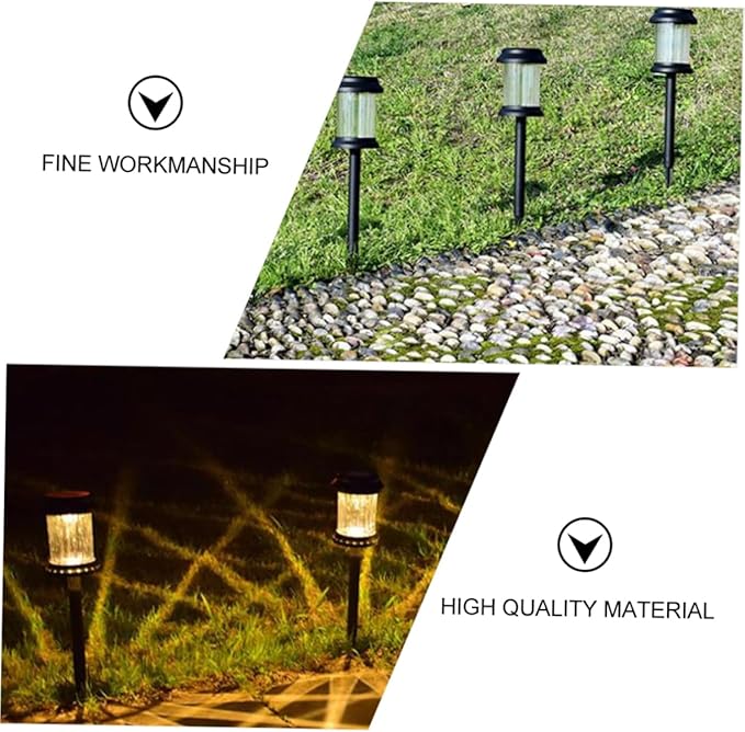6pcs Solar Lawn Light Led Solar Garden Lights Outdoor Landscape Lamp Ground Plug Landscape Pathway for Outdoor | Lumora
