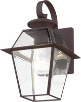 Livex Lighting 2181-07 Westover 1-Light Outdoor Wall Lantern, Bronze | Lumora