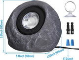 LEONLITE 5CCT Decorative Stone Light Outdoor, 5W LED Low Voltage Landscape Lighting for Garden, Yard, 12-24V AC/DC | Lumora