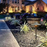 Arrownine Cast Aluminum Low Voltage Outdoor Pathway Light Walkway Landscape Path Lights Included Ground Spike,Wire | Lumora