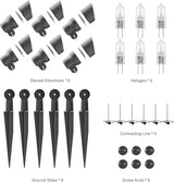 VENUS MANUFACTURING 24 Pack Low Voltage Landscape Spotlight 20W Halogen Outdoor Landscape Lighting Kits 145 Lumen | Lumora