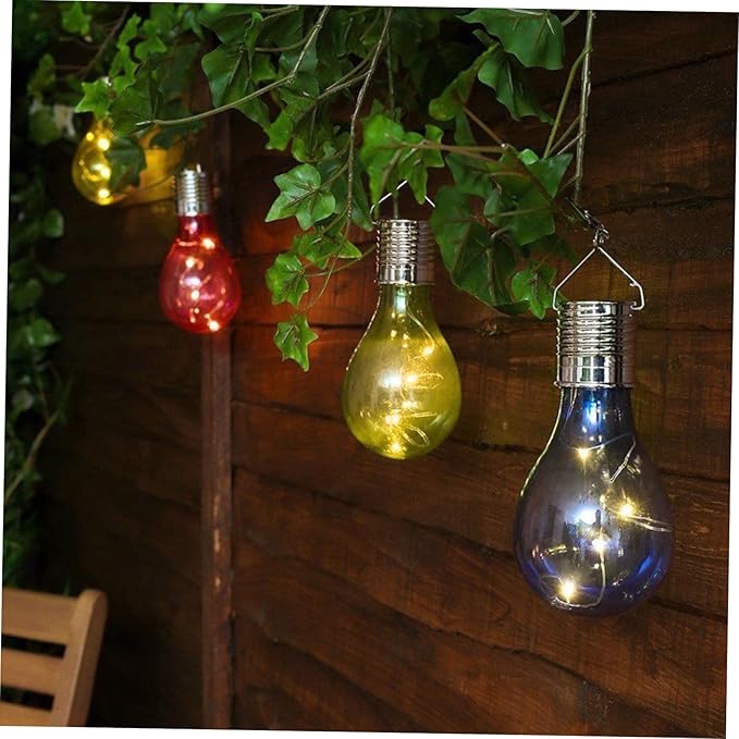 6pcs Solar Led Bulb Chandelier Eco-Friendly Decorative Light Bulbs for Garden Patio Outdoor Warm Light Vanity | Lumora